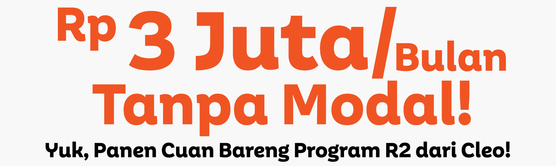3 juta per bulan tanpa modal cleo motoris